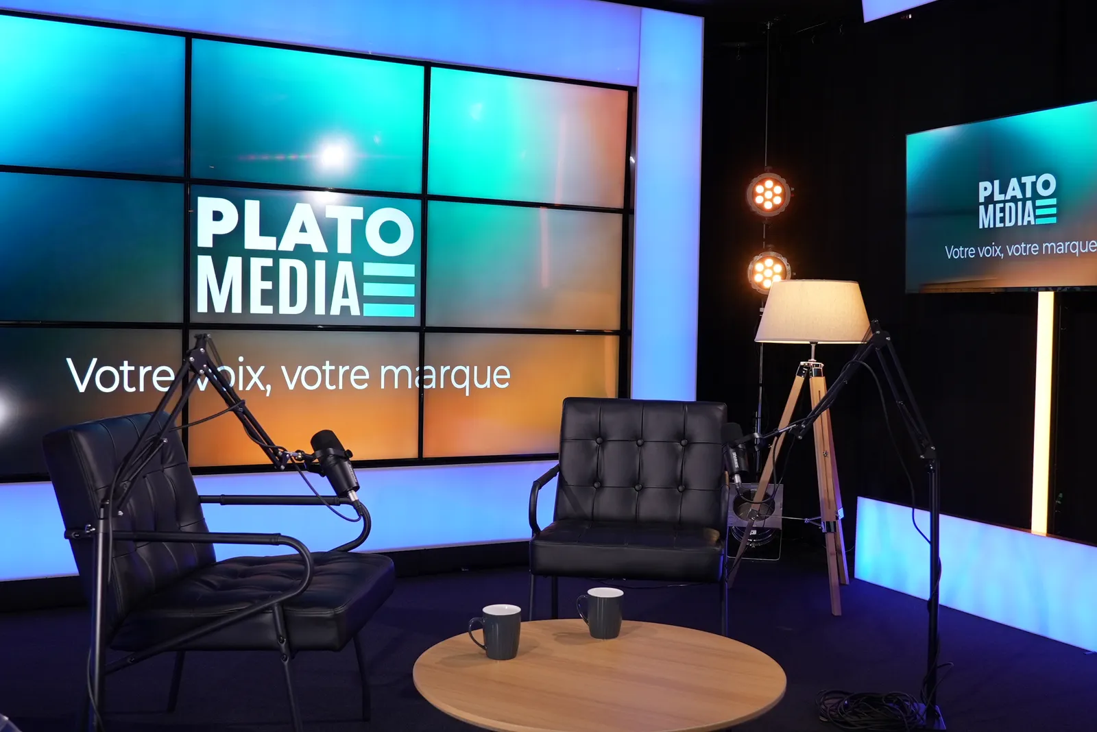 Le plateau — studio Plato