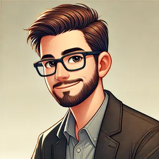 Portrait illustré de Loïc Escorihuela